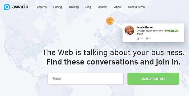 Awario Homepage