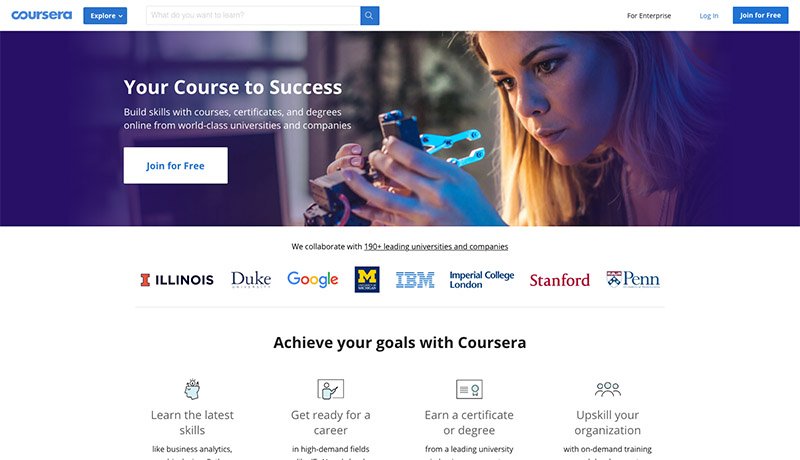 coursera udemy alternative for online learning