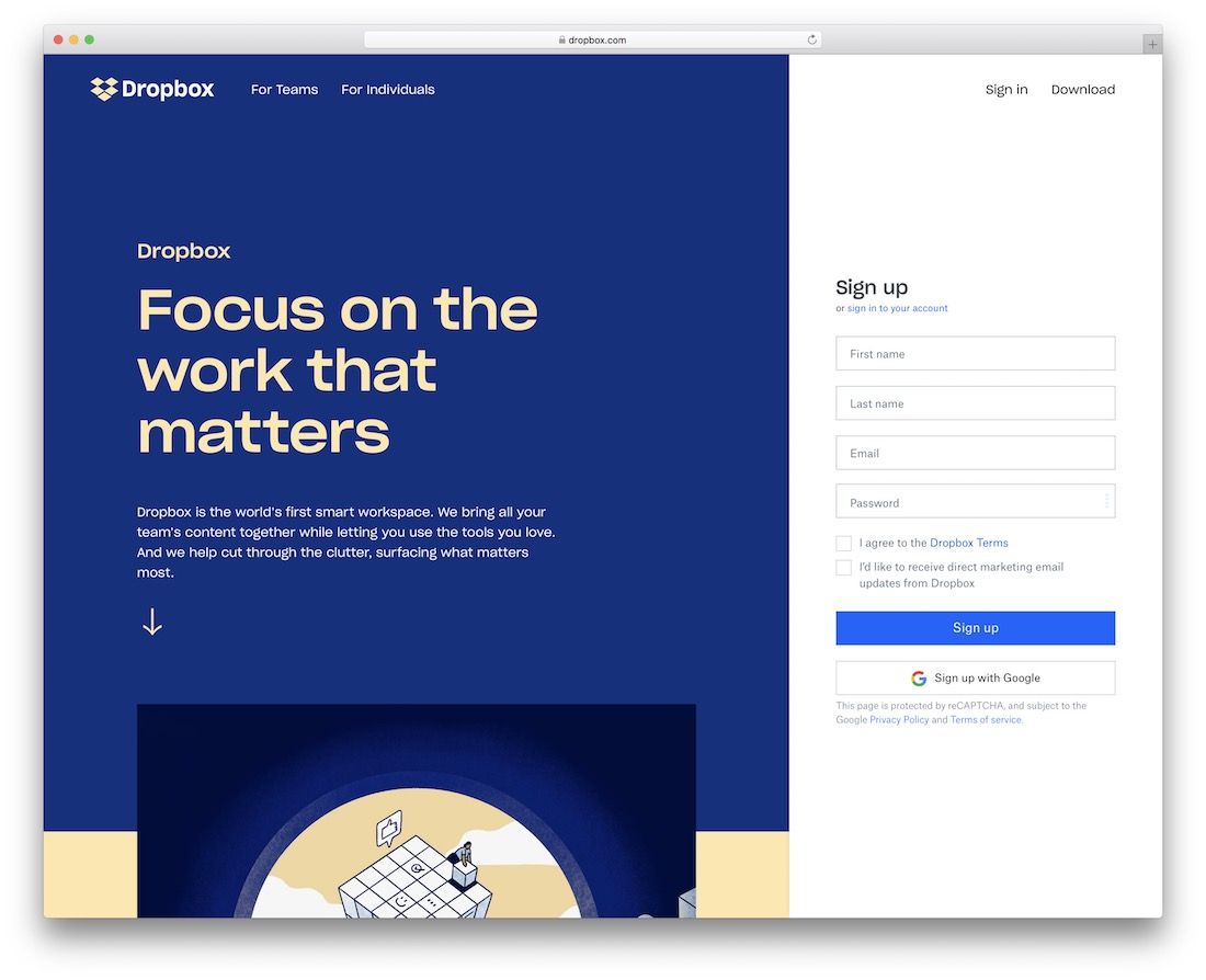 dropbox tool for sharing graphic designs