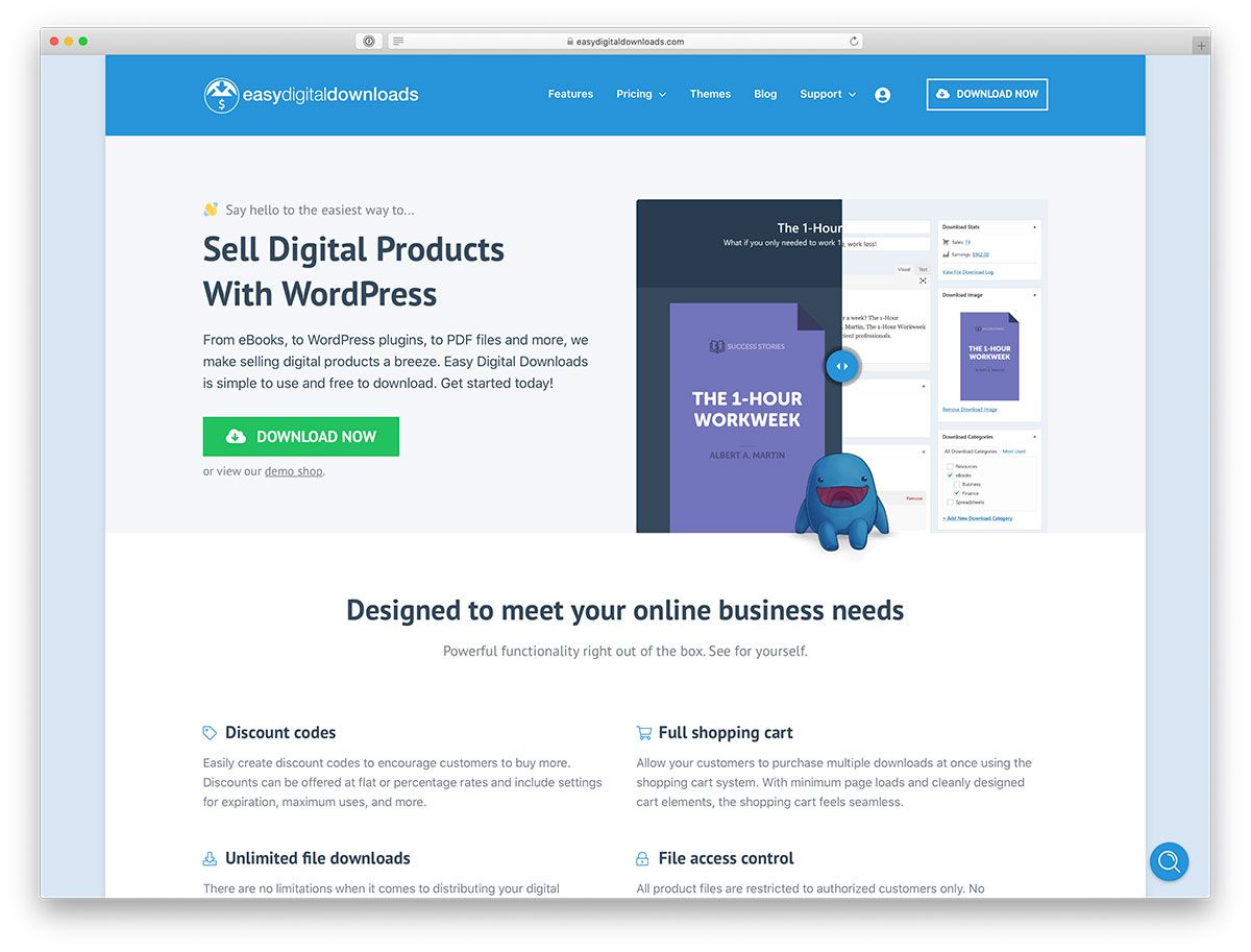Sell Digital Downloads using WordPress