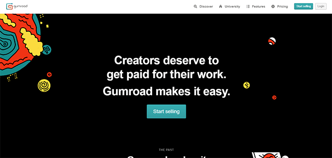 Gumroad Homepage