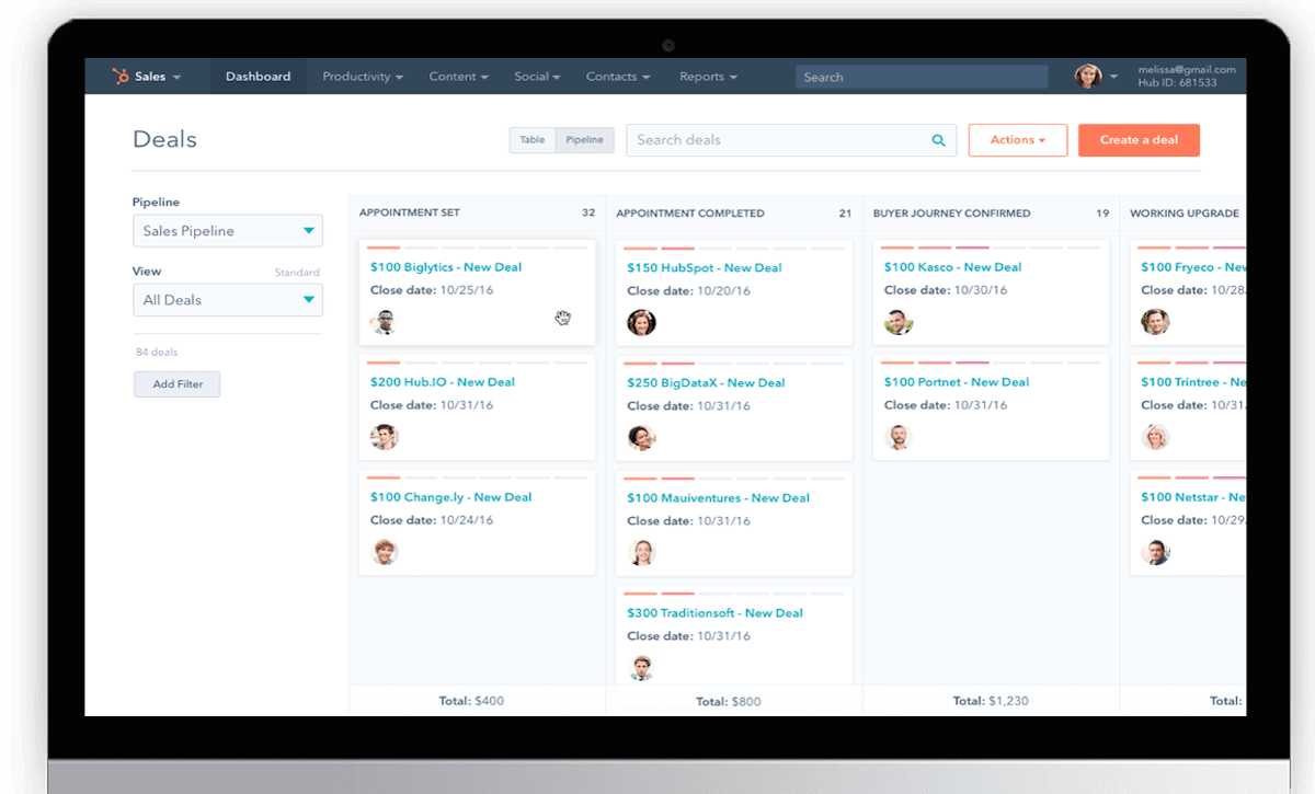 hubspot-сделка-просмотр