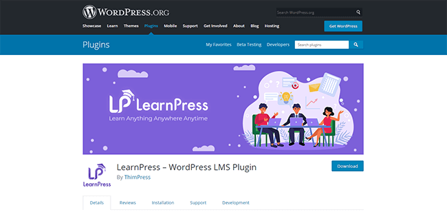 LearnPress Homepage