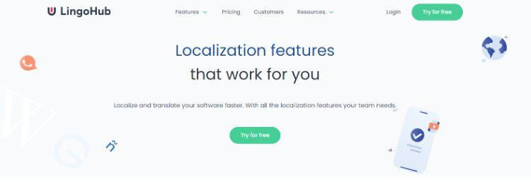 lingohub homepage