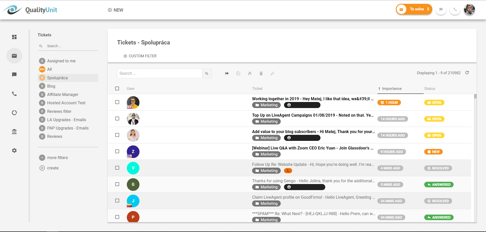 Liveagent a remote work helpdesk tool