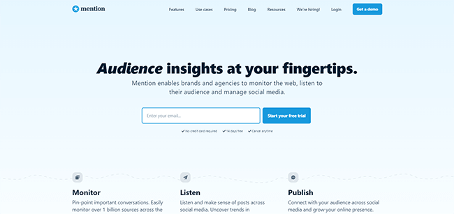 Mention Homepage