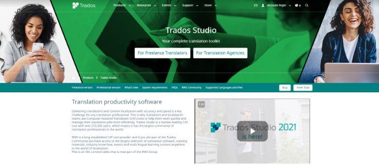 sdl trados homepage
