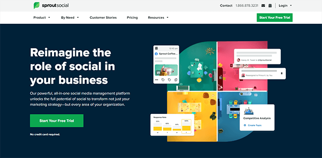 Sprout Social Homepage