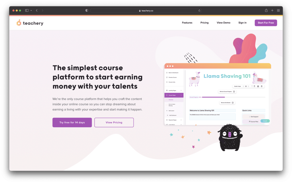 teachery - best video monetization platforms