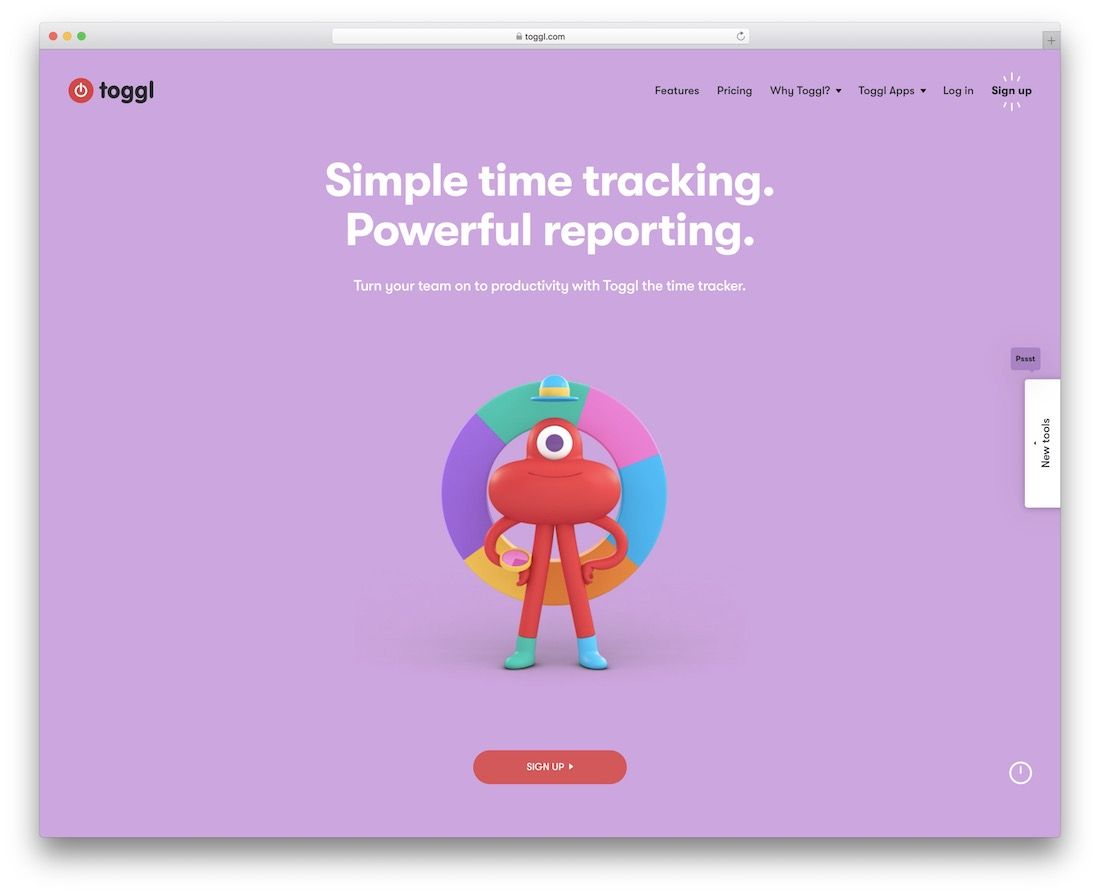 toggl tool for graphic designers