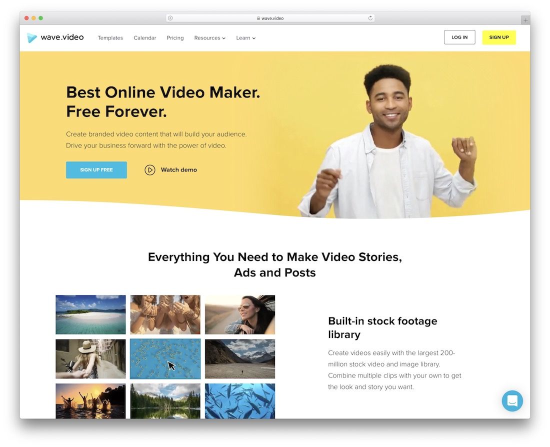 wave video