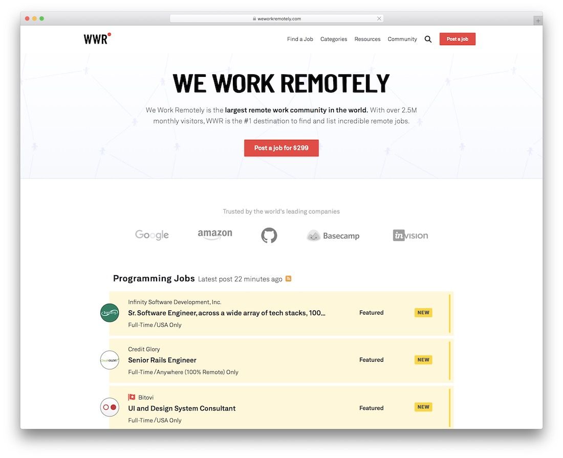 we work remotely freelance marketplace