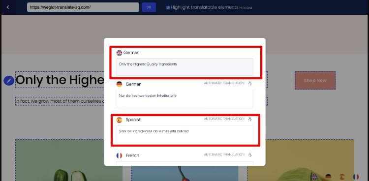 weglot user experience