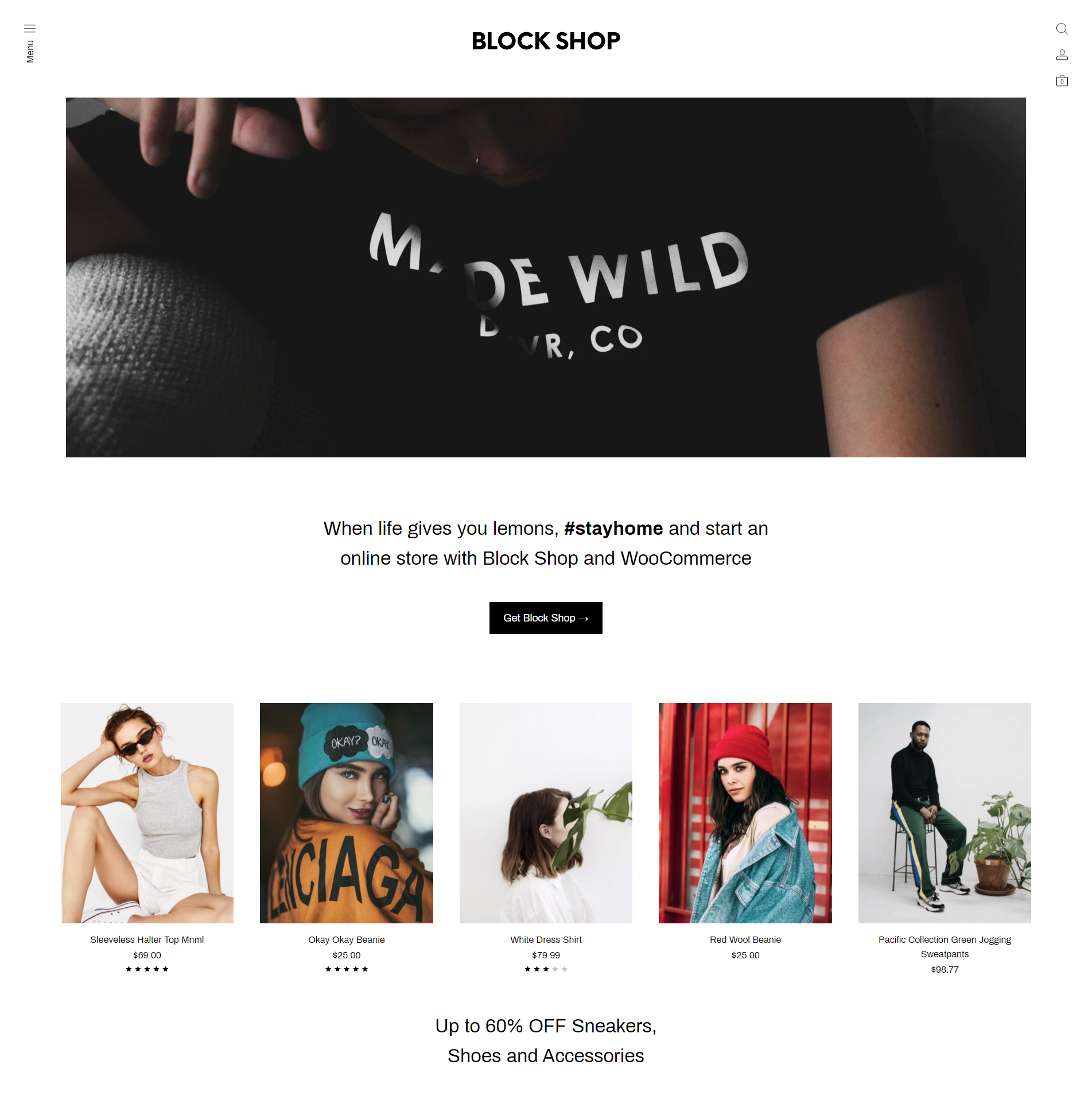 block shop - best WooCommerce themes