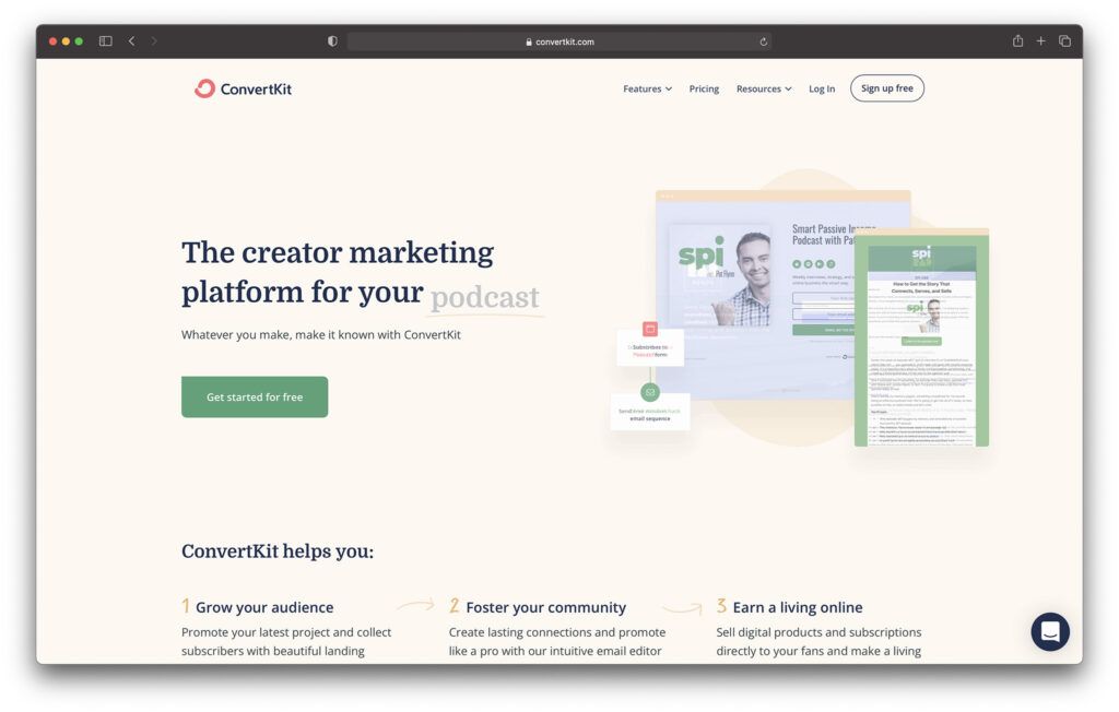 convertkit - best email automation tools