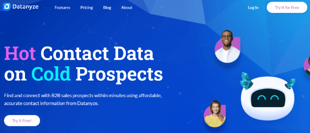домашняя страница datanyze