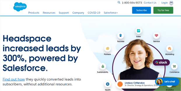 домашняя страница salesforce