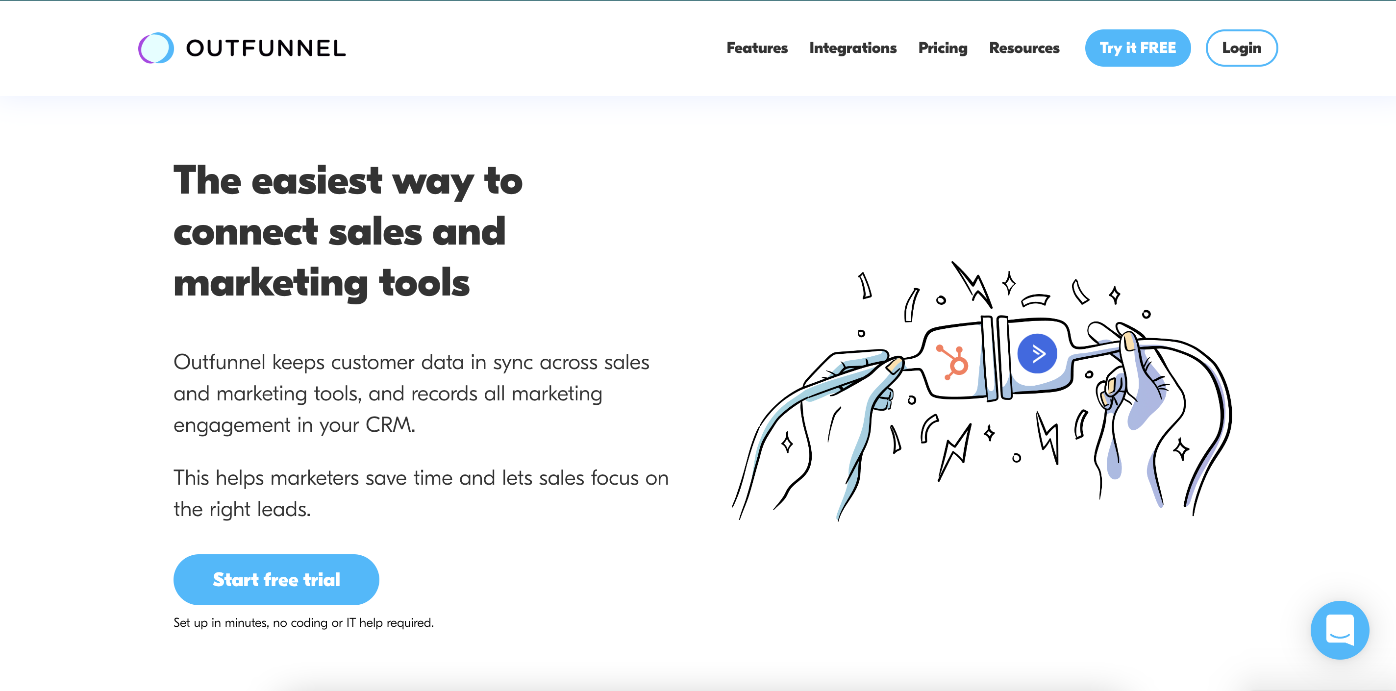 программное обеспечение для маркетинга по электронной почте outfunnel b2b